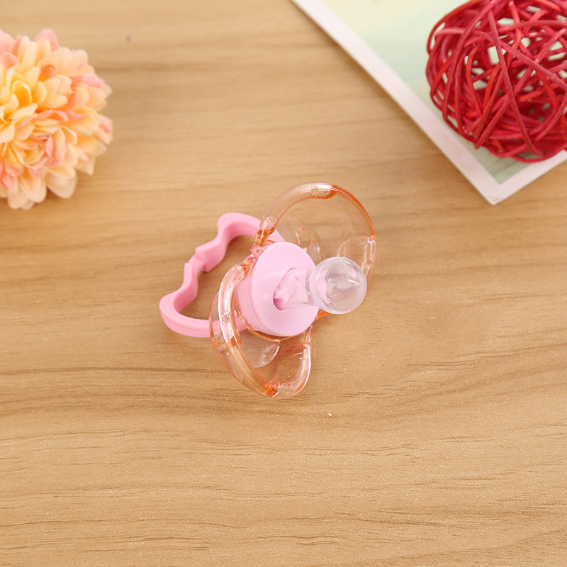 New baby pacifier anti automatically closed round head