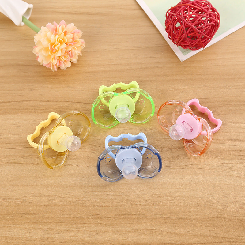 New baby pacifier anti automatically closed round head