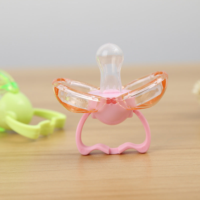 New baby pacifier anti automatically closed round head