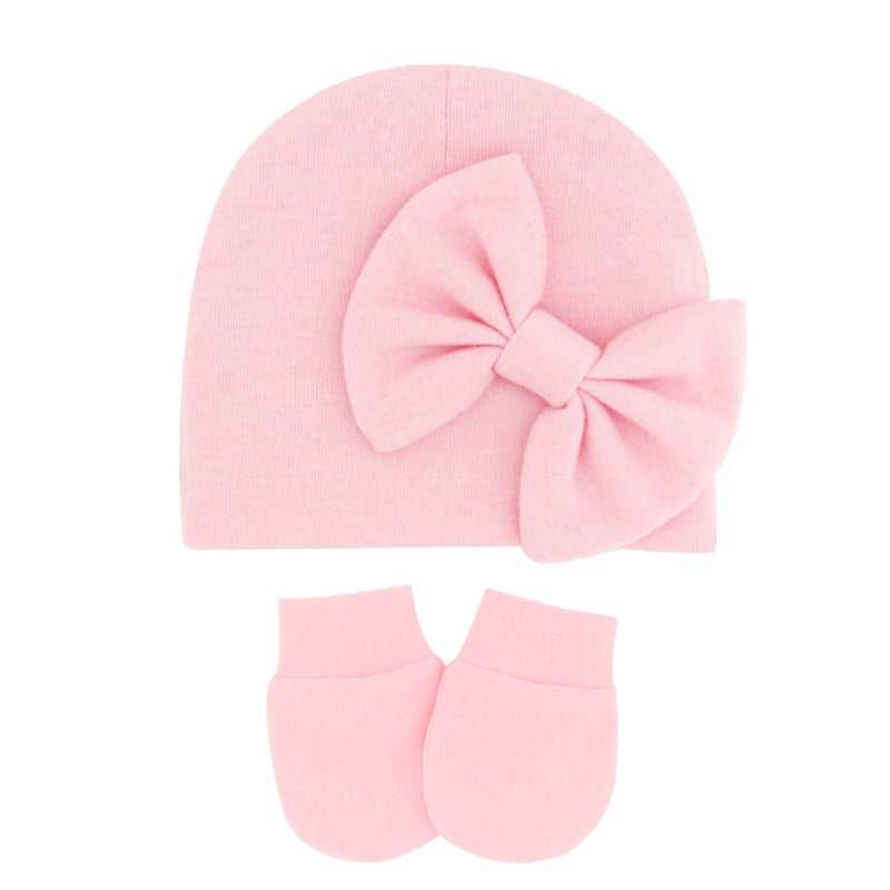 Infant Fetal Hat Newborn Gloves Set
