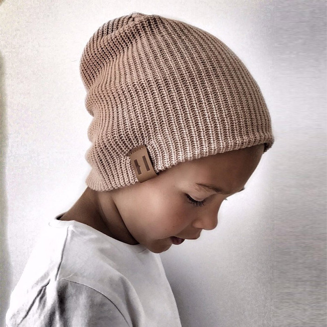 Parent-child wool hat warm hat knitted hat