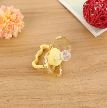 New baby pacifier anti automatically closed round head