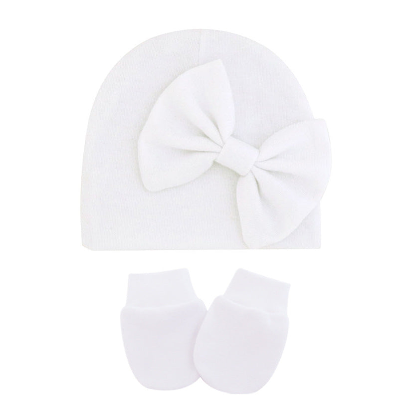 Infant Fetal Hat Newborn Gloves Set