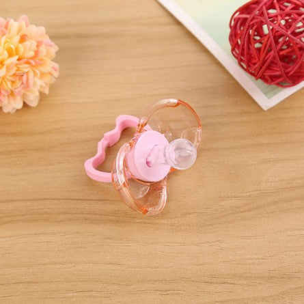 New baby pacifier anti automatically closed round head