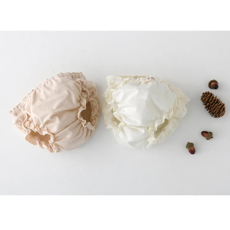 Baby Panties Girl Fashion Solid Lace Cotton Underpants Infant The Diaper Pants Kids Casual Triangle Shorts Child Bread PP Pants