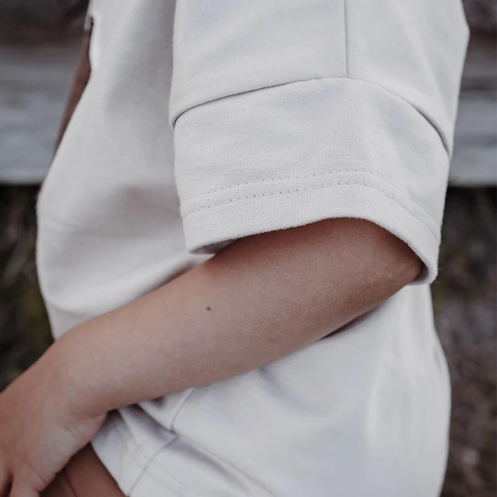 Summer Boys  Girls Clothing Solid Color Shorts T-shirt Casual  Ice Cream Rainbow Pattern Cotton Comfortable 6M-3Y