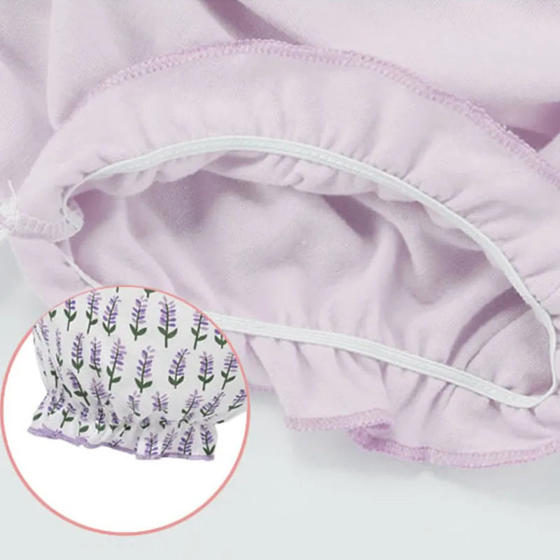 Girl Baby Shorts 100%Cotton Kids Infant Fashion Stripe Bow Panties For 6-24 Months Children High-Quality Falbala Underpants Gift