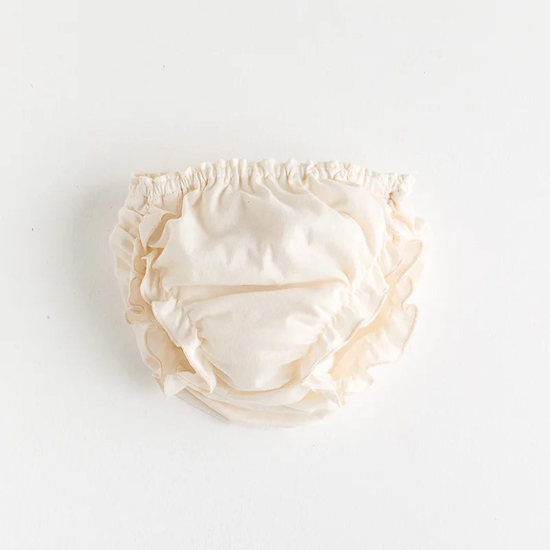 Baby Panties Girl Fashion Solid Lace Cotton Underpants Infant The Diaper Pants Kids Casual Triangle Shorts Child Bread PP Pants