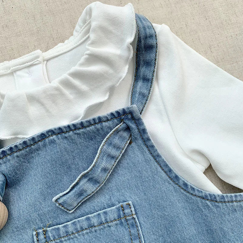 2025 Baby Boy Girl Romper Cowboy Sleeveless Jumpsuit Toddler Baby Boy Girl Romper Solid Color Boy Casual Costume Baby Romper