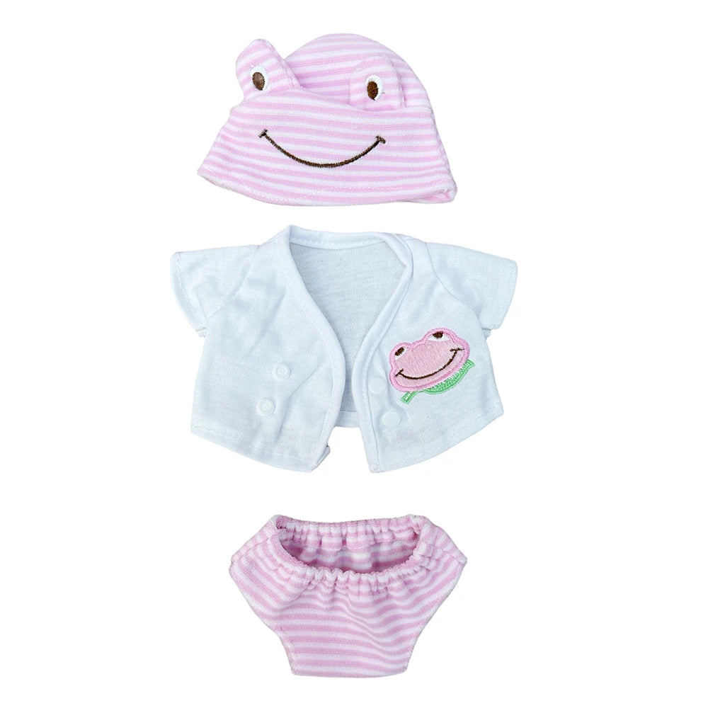 4 styles Bebe Reborn Doll Clothes Suit for 10 or 13Inch Reborn Silicone Baby Dolls High Quality Outfits Reborn Doll Accessories