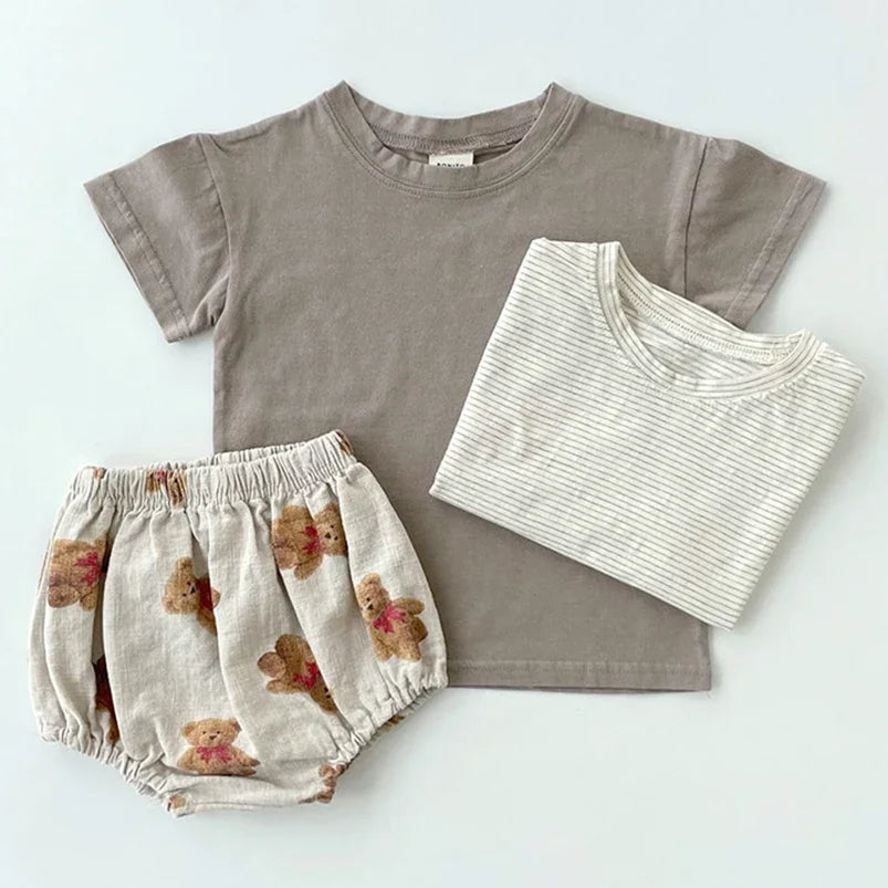 Baby Shorts for Girls Boys Summer Bloomers Cotton Breathable Cloth Diaper Cover Infant Dot Bloomer Plaid Newborn Baby Clothes