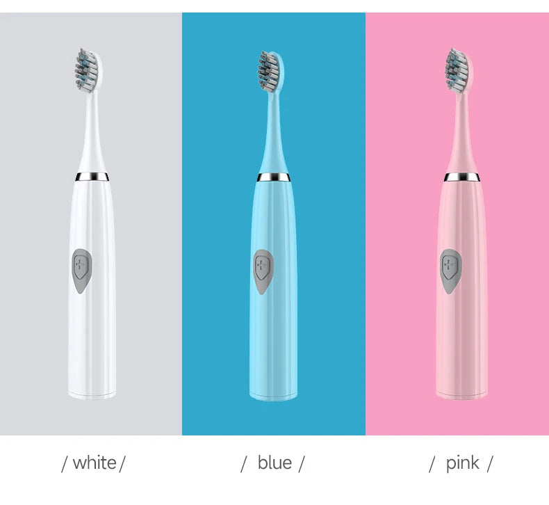 Electric Toothbrush for Adults Soft DuPont Bristle Portable Battery Endurance IPX6 Waterproof Intelligent Effective Oral Care