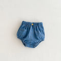 Baby Denim Bloomer Shorts Toddler Boys Girls Summer Shorts Pants with 2 Pockets Casual Children Shorts for 3m 6m 12m 24m 3t