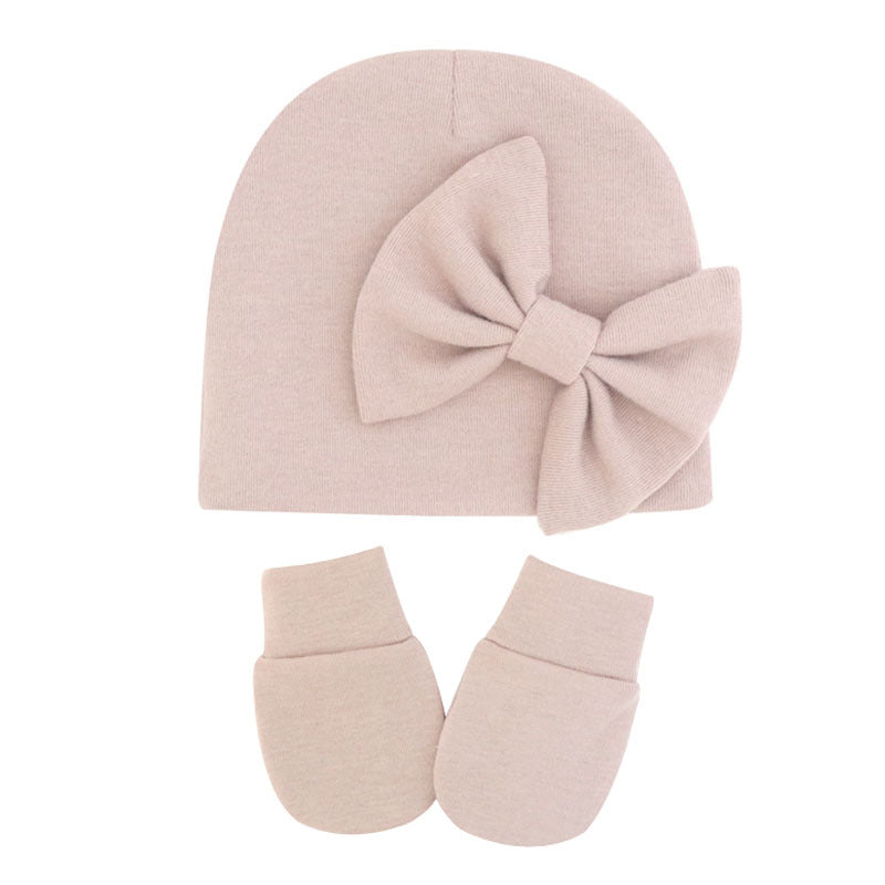 Infant Fetal Hat Newborn Gloves Set