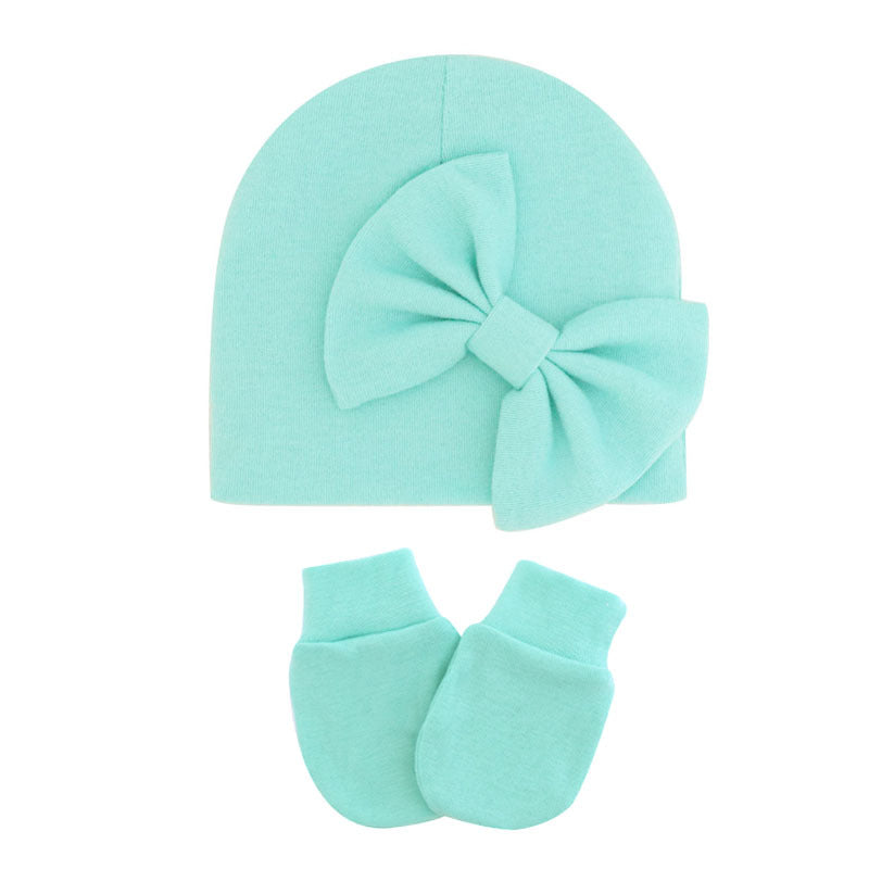 Infant Fetal Hat Newborn Gloves Set