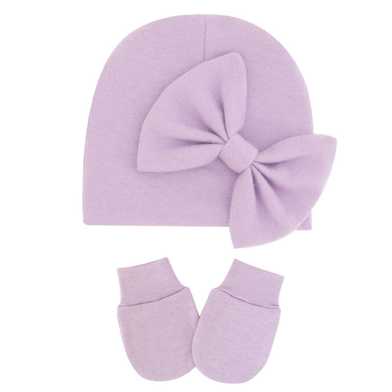 Infant Fetal Hat Newborn Gloves Set