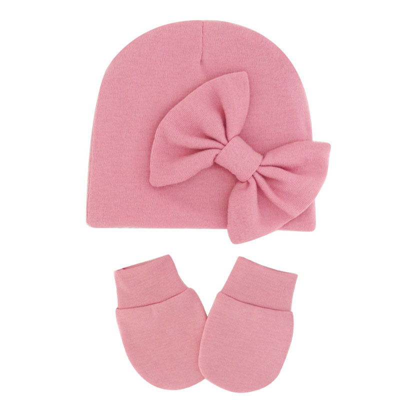 Infant Fetal Hat Newborn Gloves Set